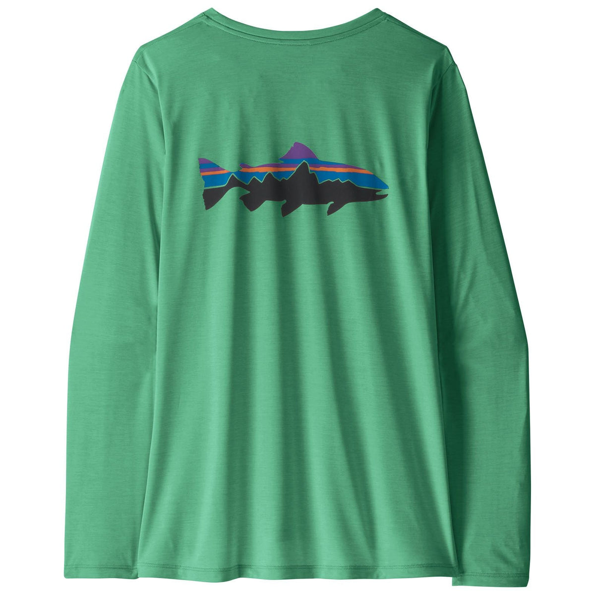 Patagonia Women's Long-Sleeved Capilene Cool Daily Shirt - Fitz Roy Trout