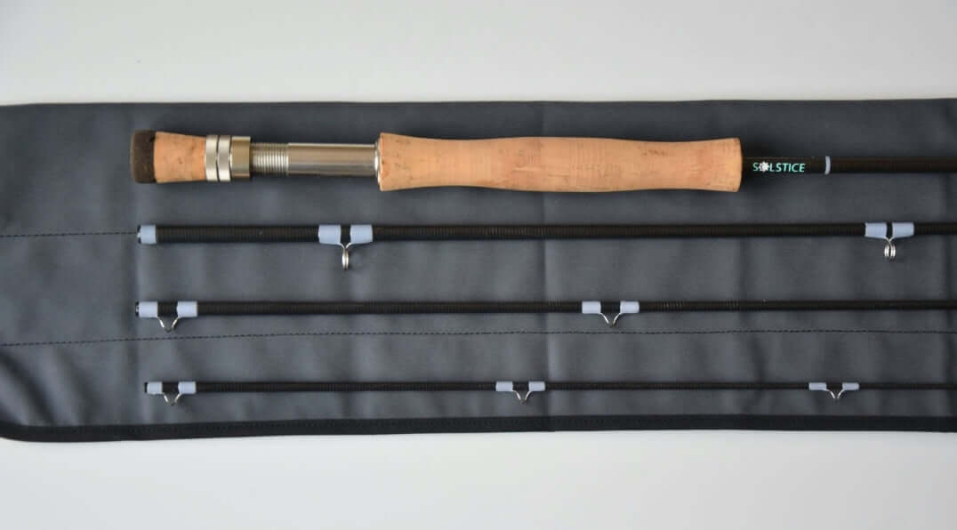9ft fly fishing rod Solstice Mid-Flat 9'0" 6wt - 4pc Medium Fast