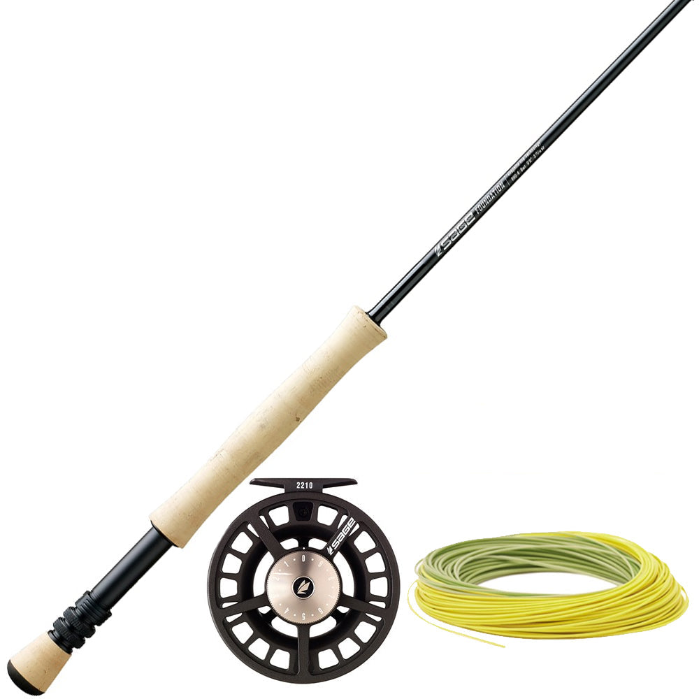 SAGE 890-4 FOUNDATION OUTFIT 8WT 4PC 9ft