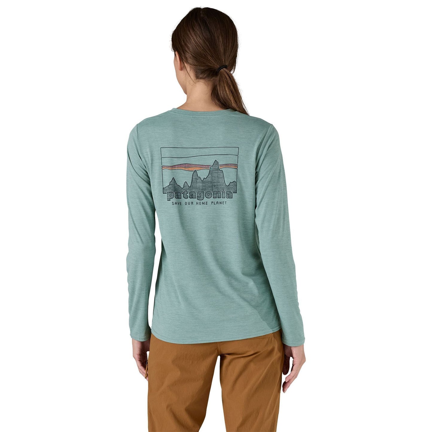 Patagonia Women's Long-Sleeved Capilene Cool Daily Graphic Shirt