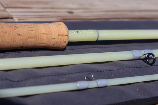 Solstice Glass 8'9" Flats Weight- 3pc | Handcrafted Fly Rod
