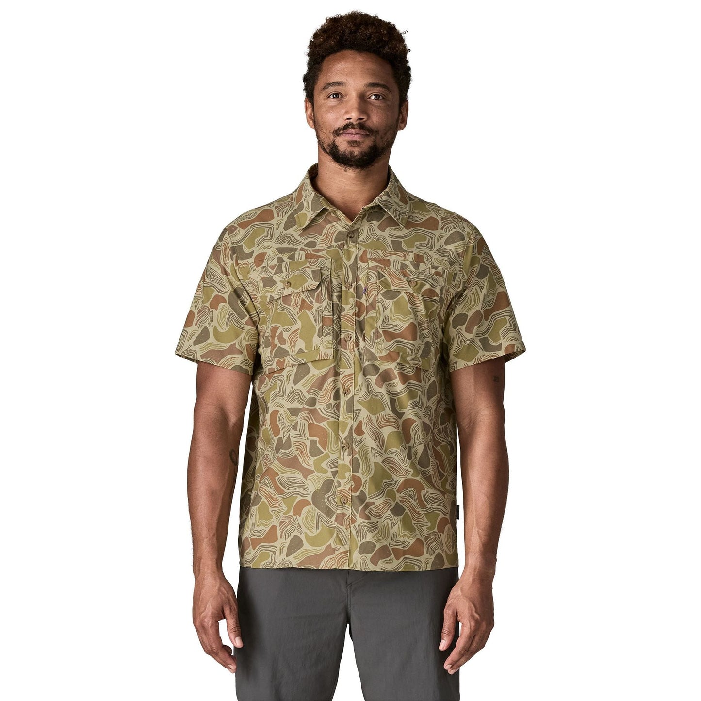 Patagonia Men's Short-Sleeved Self Guided Sun Shirt