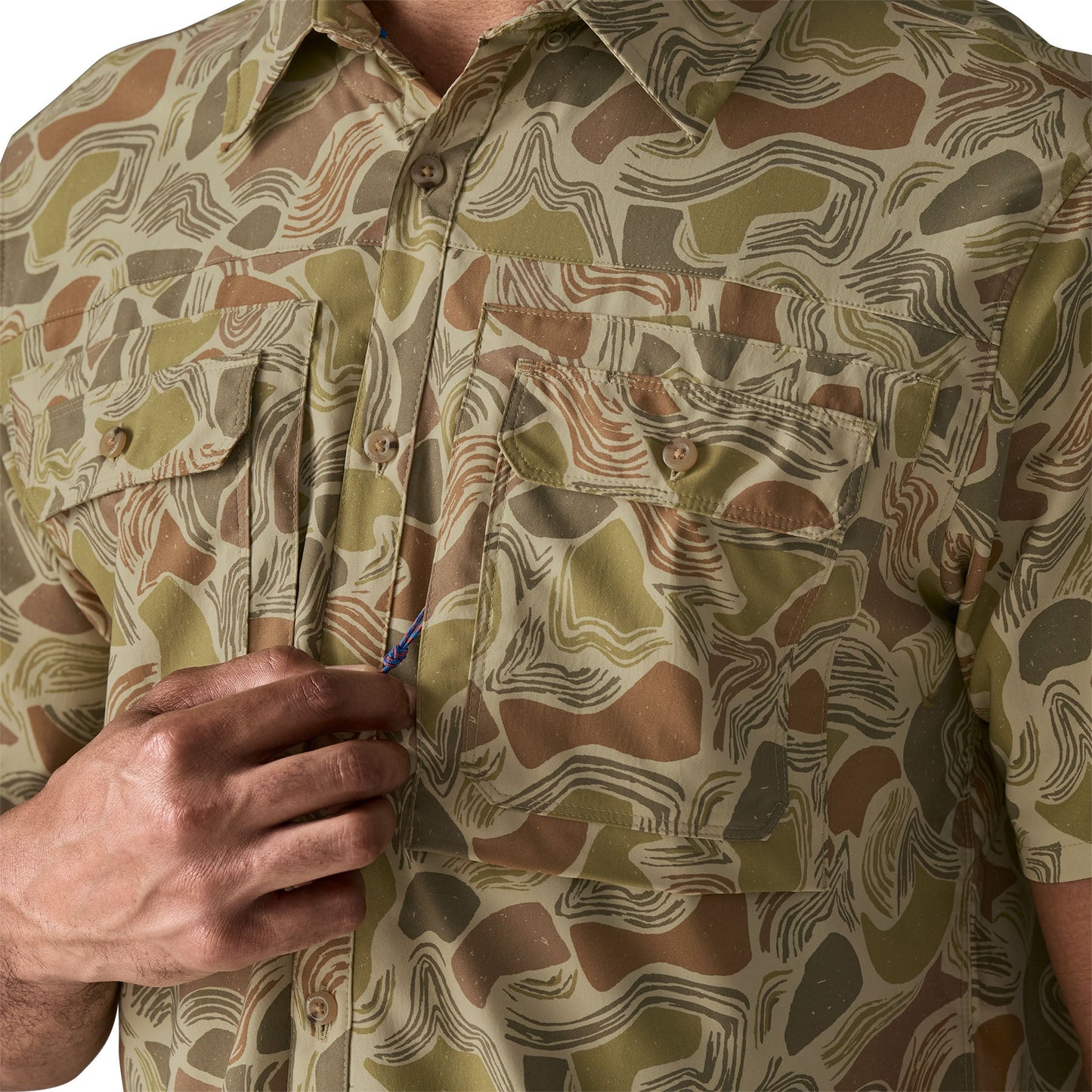 Patagonia Men's Short-Sleeved Self Guided Sun Shirt