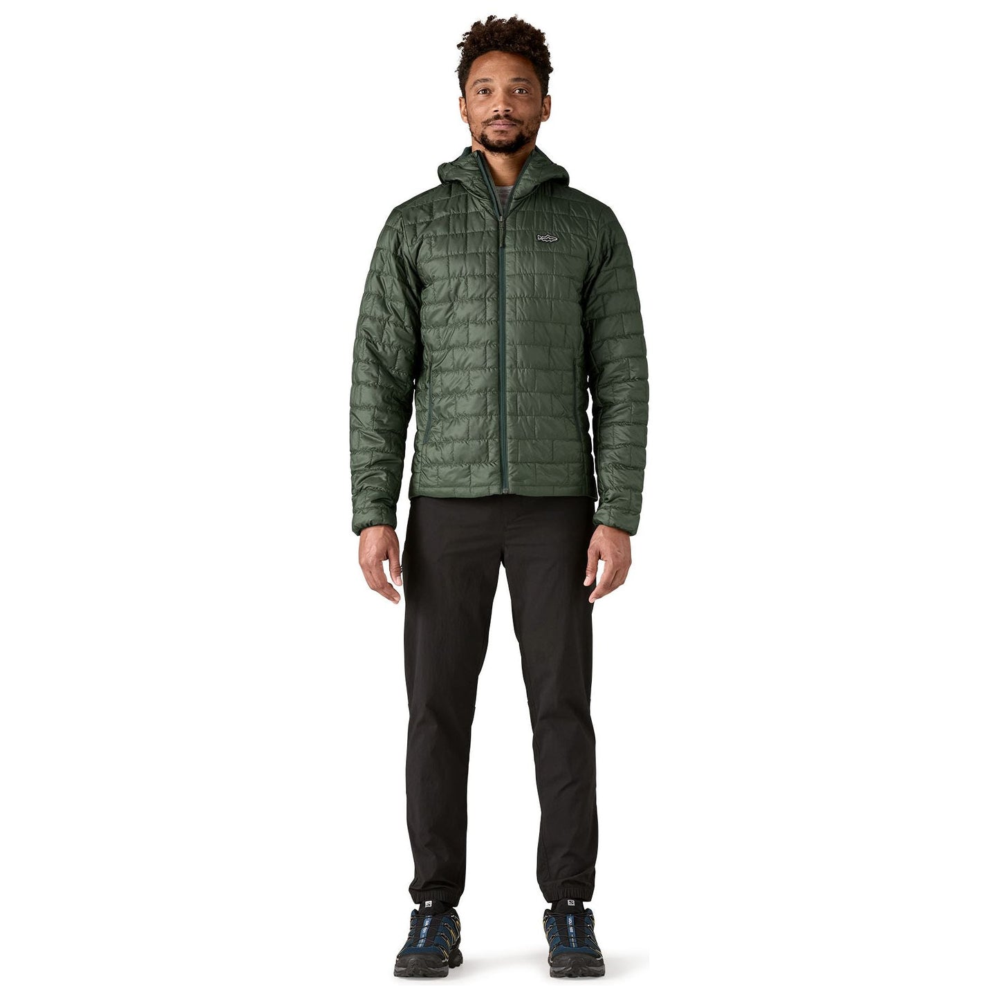Patagonia Men's Nano Puff Fitz Roy Trout Hoody