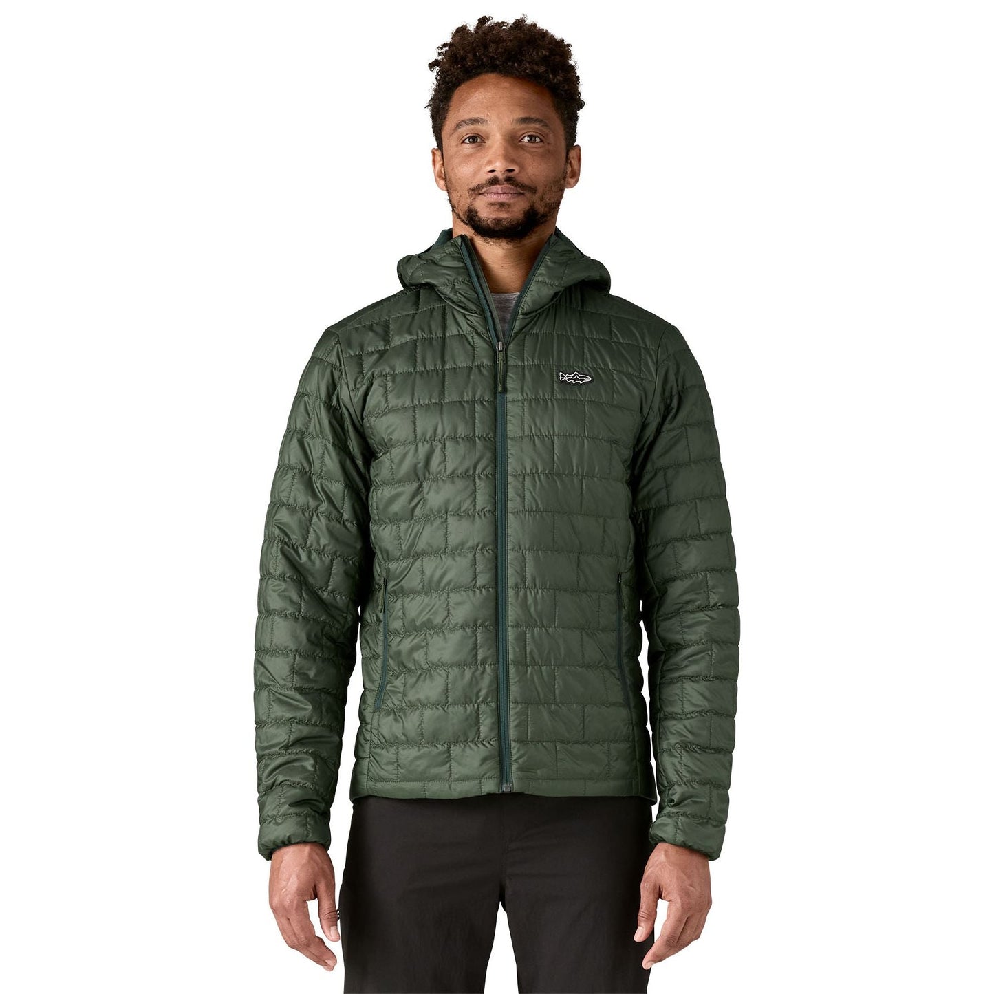 Patagonia Men's Nano Puff Fitz Roy Trout Hoody