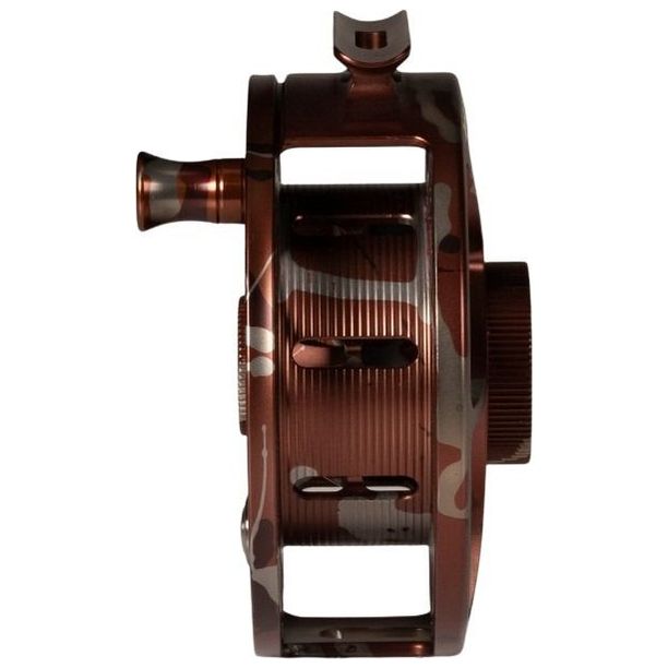 Hatch Custom Camo Iconic Large Arbor Fly Reel 7 Plus