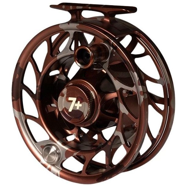 Hatch Custom Camo Iconic Large Arbor Fly Reel 7 Plus