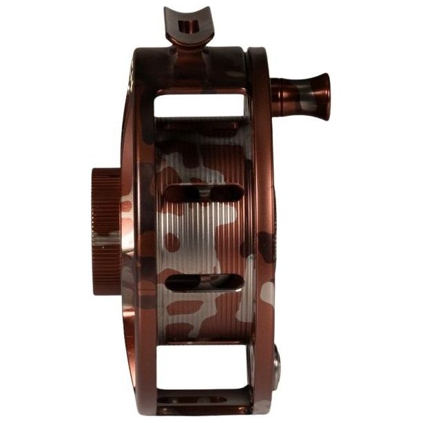 Hatch Custom Camo Iconic Large Arbor Fly Reel 7 Plus