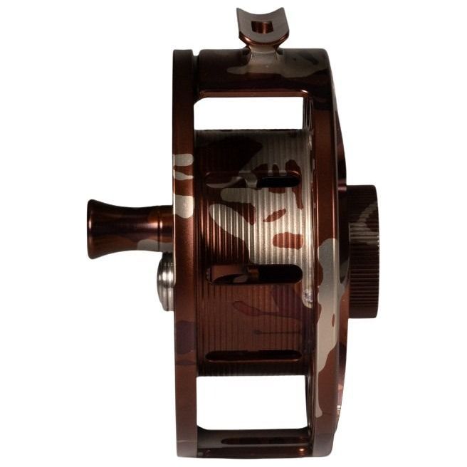 Hatch Custom Camo Iconic Large Arbor Fly Reel 9 Plus