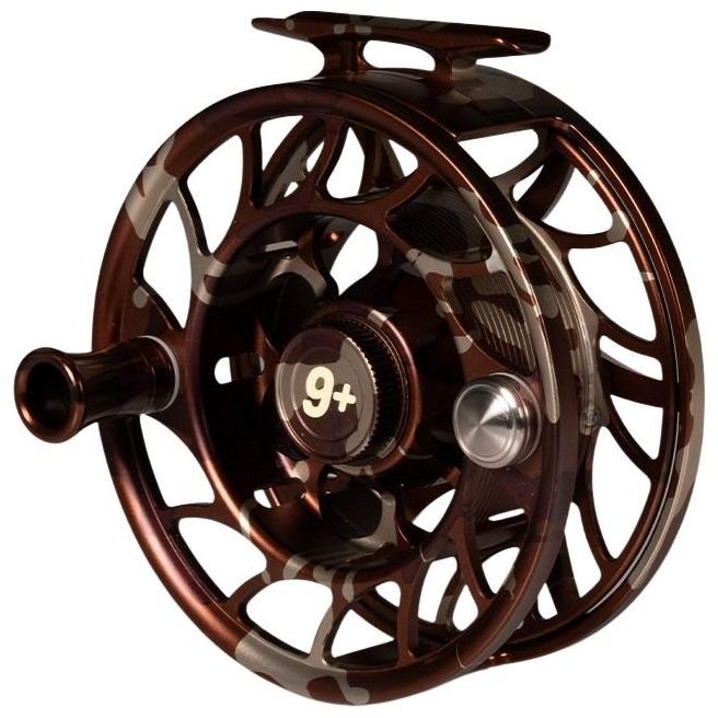 Hatch Custom Camo Iconic Large Arbor Fly Reel 9 Plus