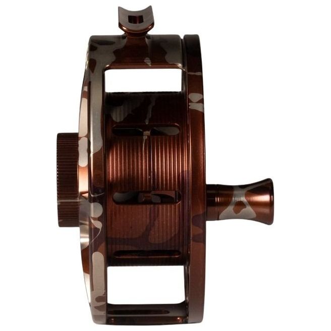 Hatch Custom Camo Iconic Large Arbor Fly Reel 9 Plus