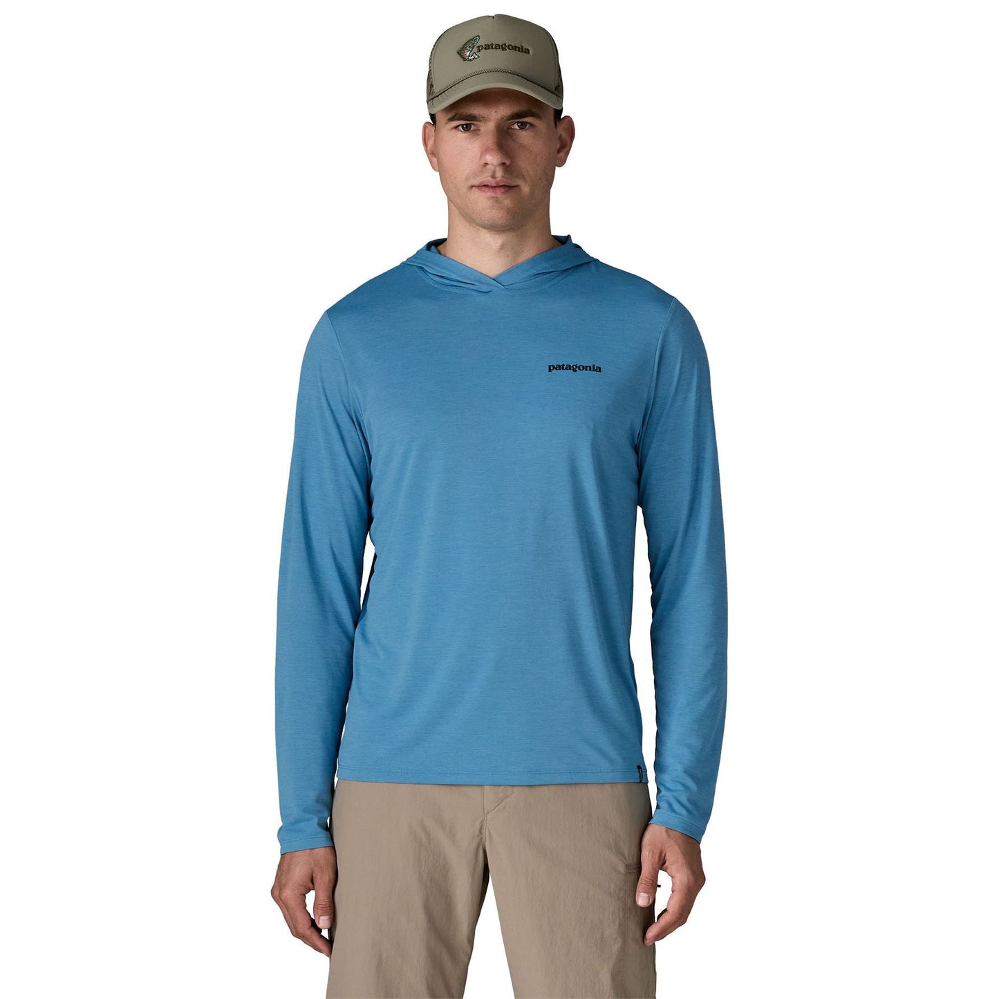 Patagonia Men's Capilene Cool Daily Hoody - Casting Logo