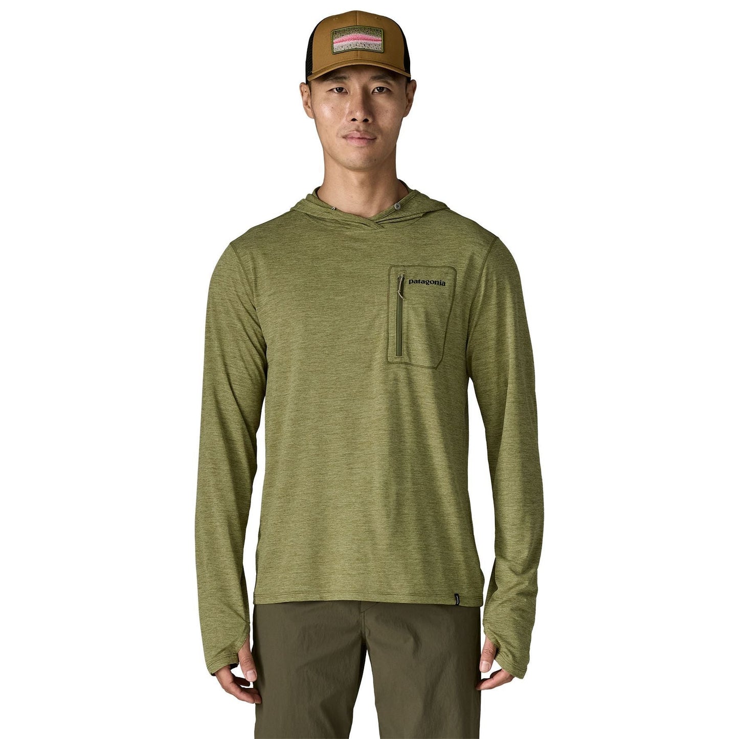 Patagonia Men's Capilene Cool Sun Hoody - Fitz Roy Trout