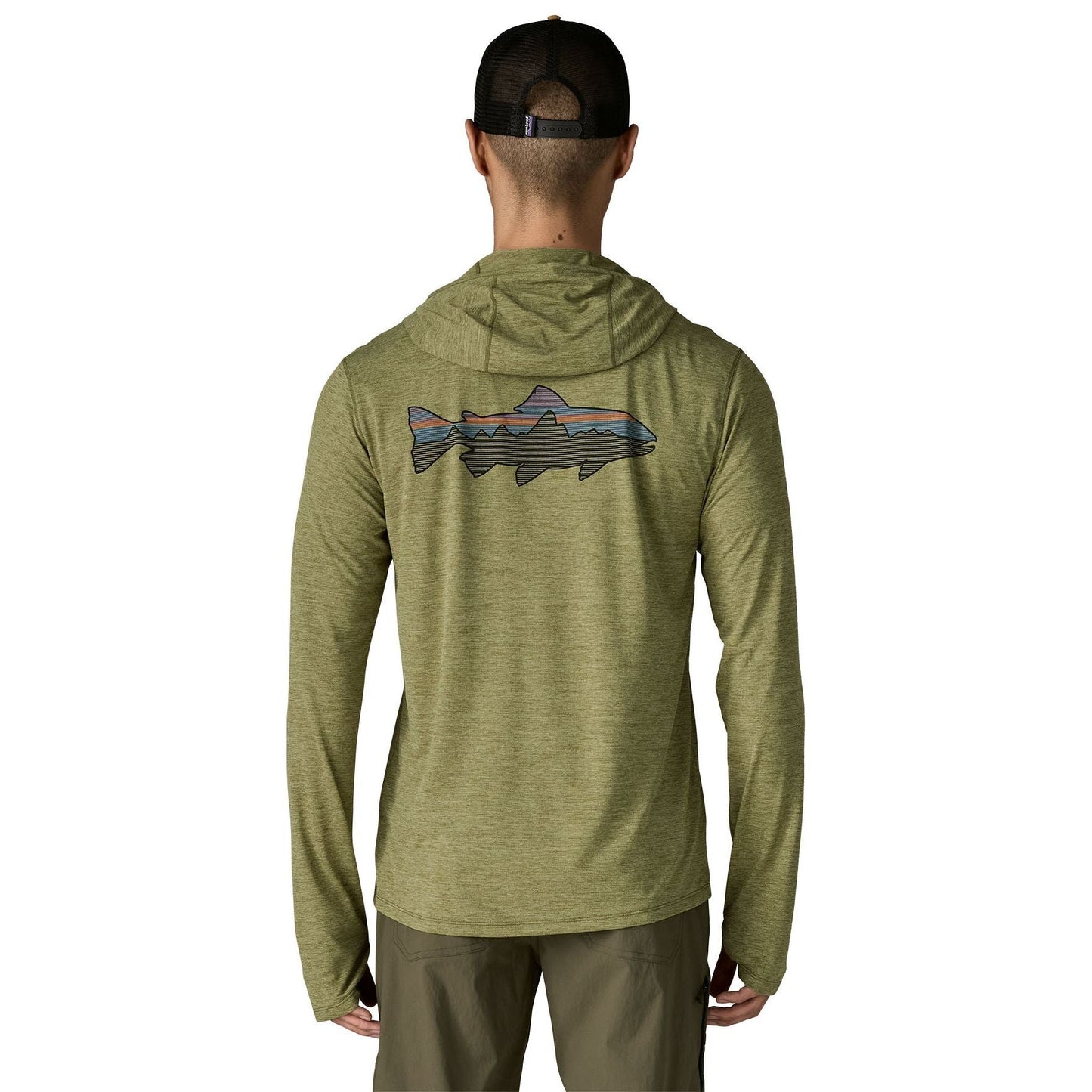 Patagonia Men's Capilene Cool Sun Hoody - Fitz Roy Trout