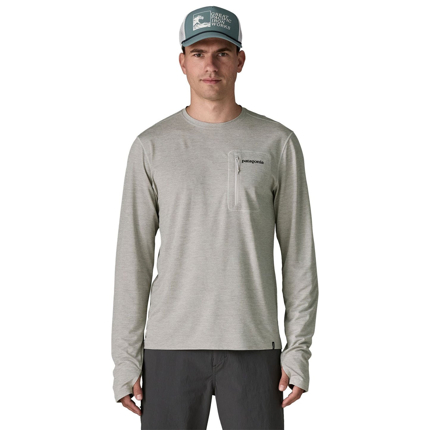 Patagonia Men's Long-Sleeved Capilene Cool Sun Shirt - Fitz Roy Trout