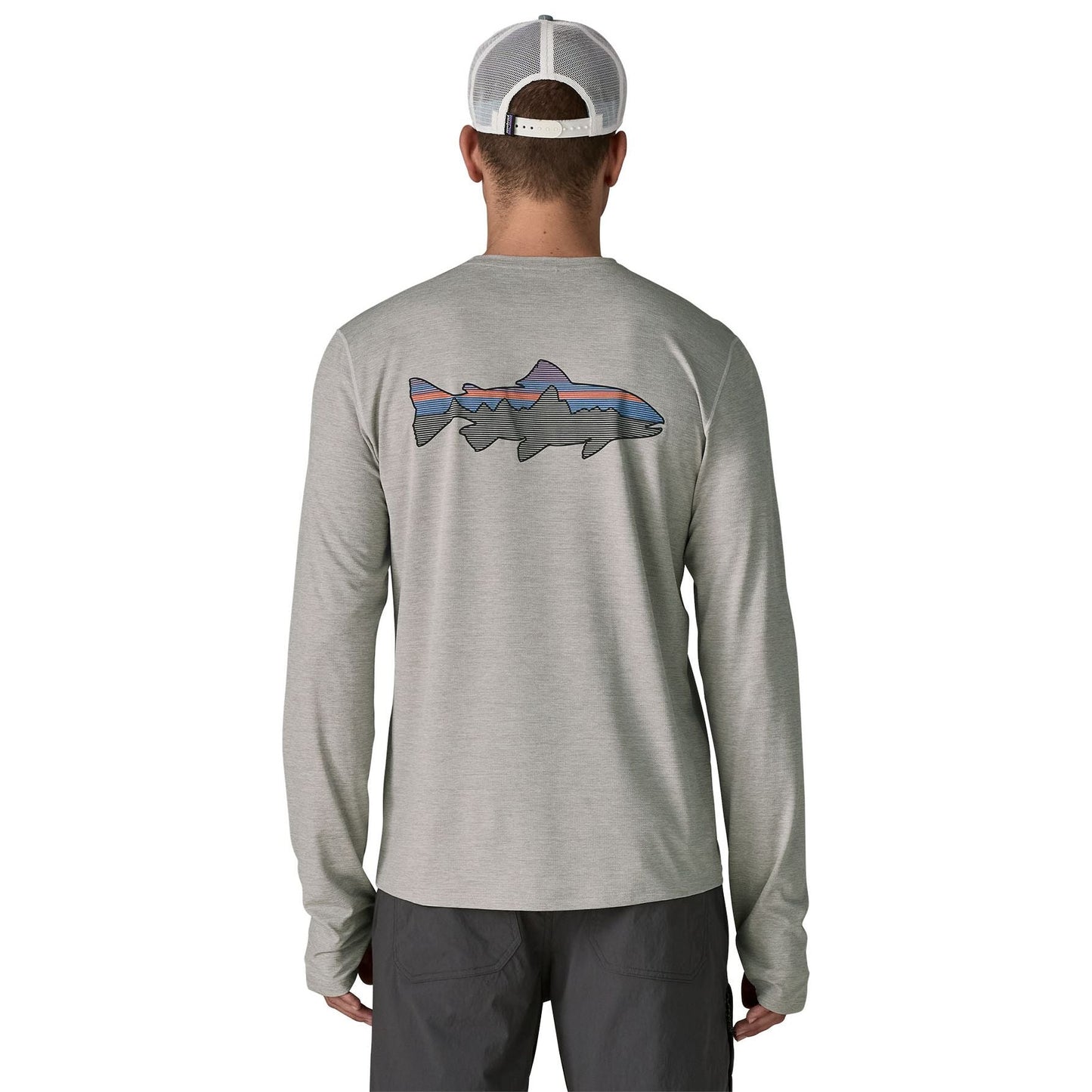 Patagonia Men's Long-Sleeved Capilene Cool Sun Shirt - Fitz Roy Trout
