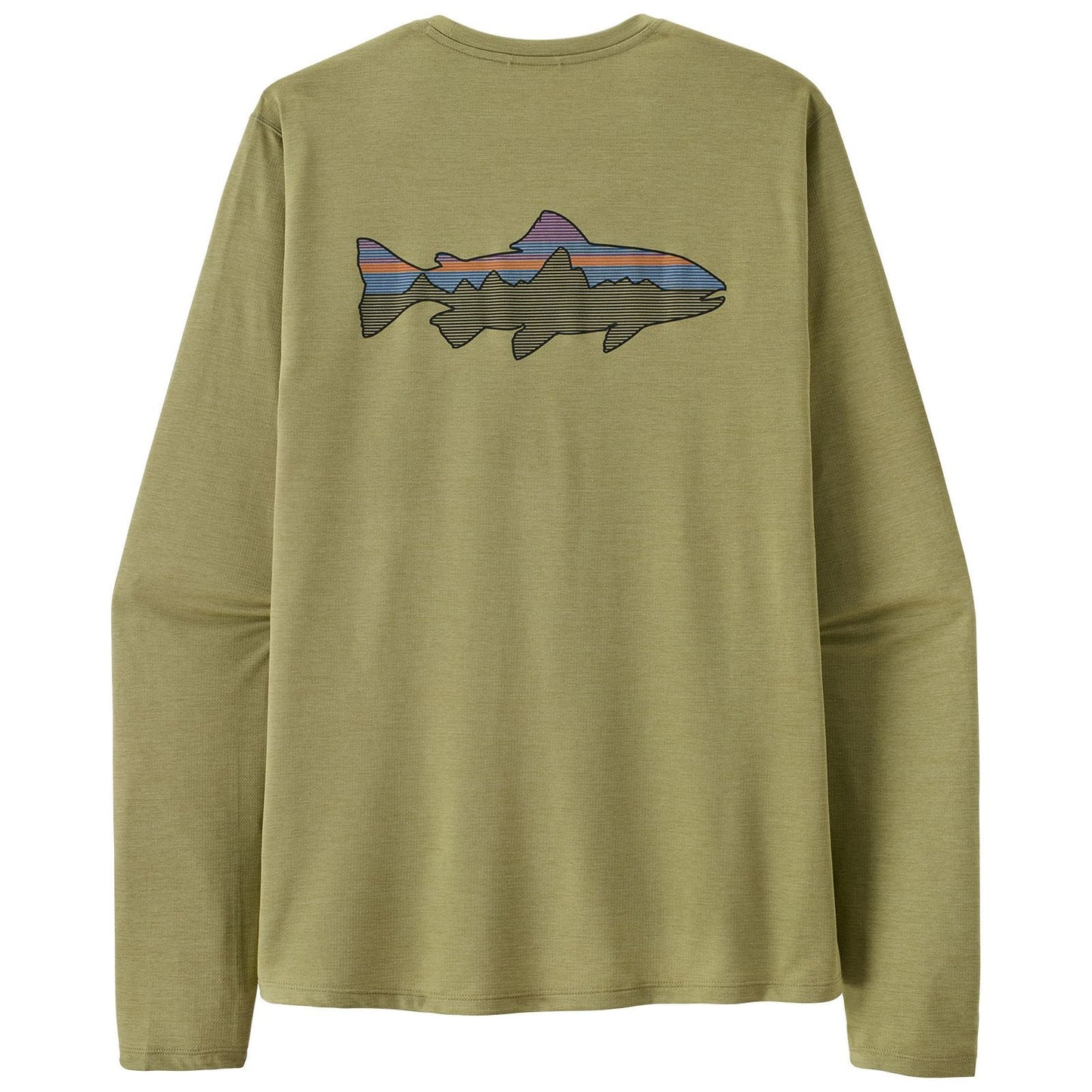 Patagonia Men's Long-Sleeved Capilene Cool Sun Shirt - Fitz Roy Trout
