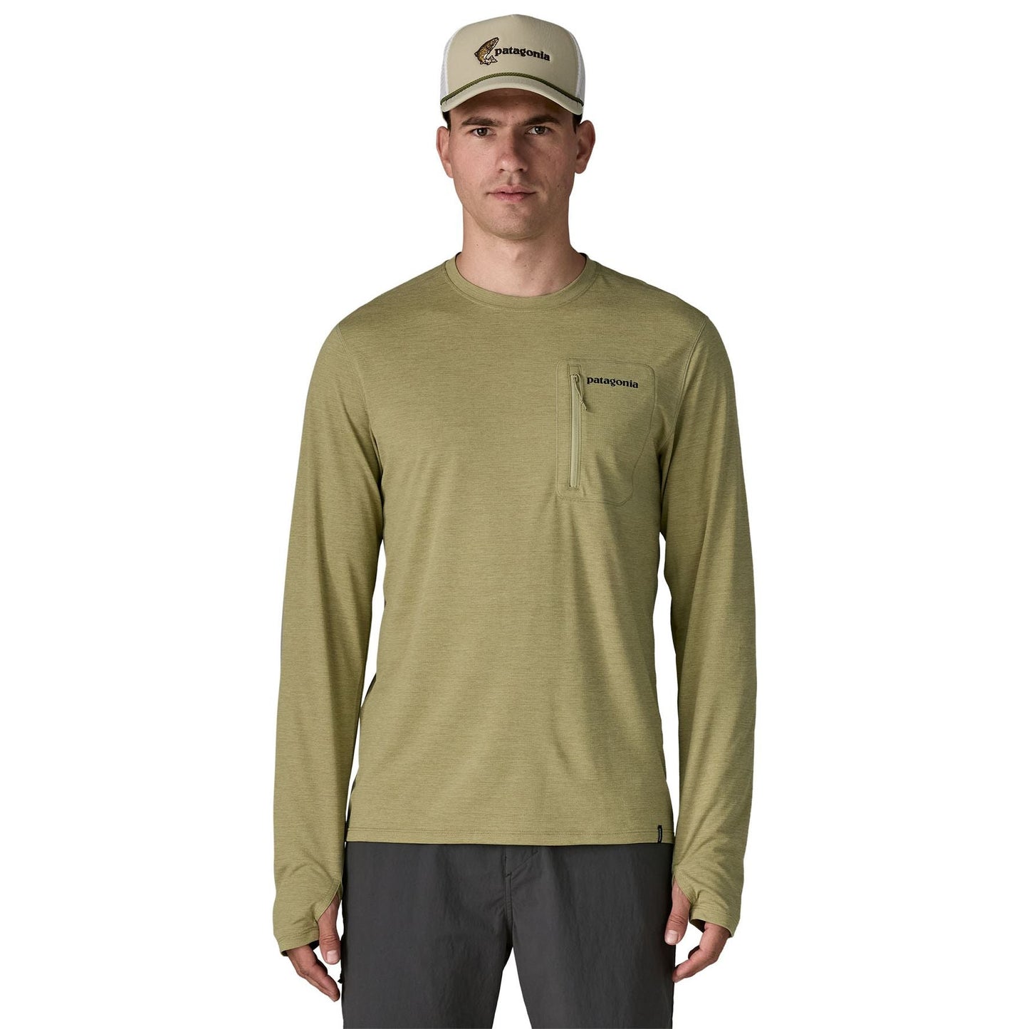 Patagonia Men's Long-Sleeved Capilene Cool Sun Shirt - Fitz Roy Trout
