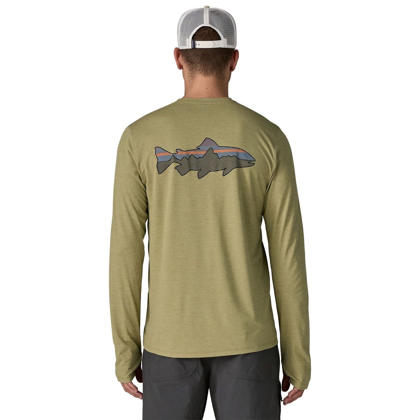 Patagonia Men's Long-Sleeved Capilene Cool Sun Shirt - Fitz Roy Trout