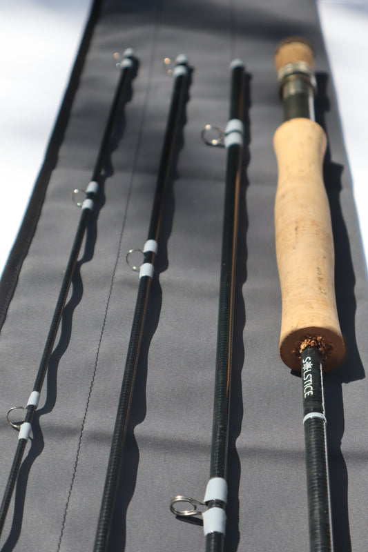 Solstice Mid-Flat 9'0" Flats Weight -  4pc Medium Fast | Handcrafted Fly Rod