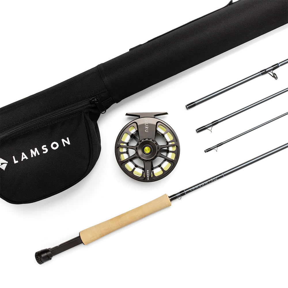Lamson Guru Fly Rod Reel & Line Outfit 9'0" 8wt. 4pc