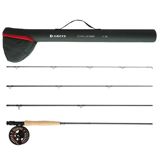 Greys Cruise Fly Rod & Reel Outfit 9ft 8wt 4pc